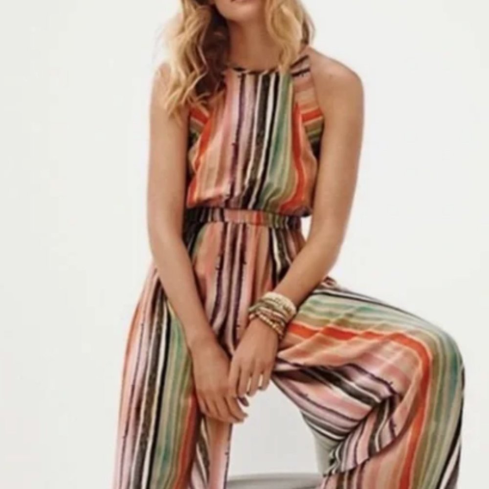 Blank London Multicolor Palazzo Pant Jumpsuit Size M